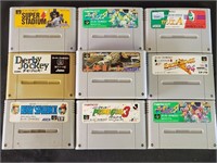 10 VTG Super Nintendo SNES Japan Games