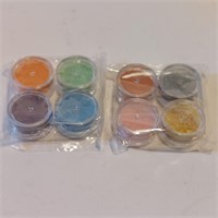 Glitter Powder - 8 pcs - Various Colours