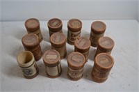 Lot #3 Edison Cylinders - Gold Moulded