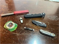 Pocket Knives / Whistle / Compass - Qty 7