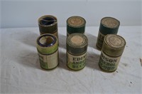 Lot of Edison Amperol Green Tube Cylinders