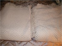 2 CROCHETED BEDSPREADS / COVERLETS