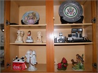 CONTENT OF 3 SHELVES: GREAT SEAL, BIRDS & MISC.