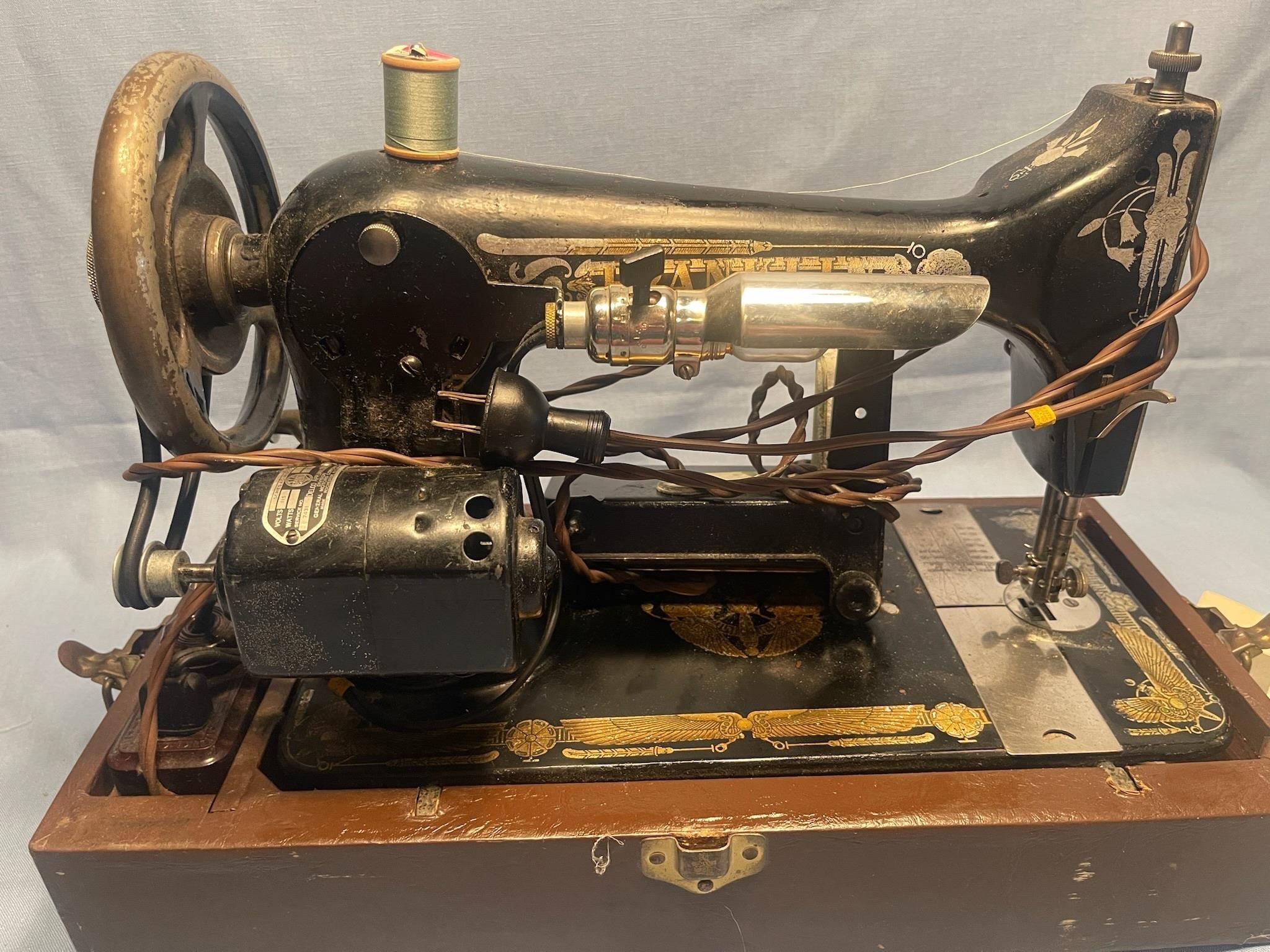 Antique Franklin electric sewing machine