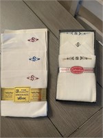 Vintage men’s handkerchiefs embroidered with S