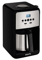 Krups Savoy 12 Cup Thermal Coffee Maker T3510