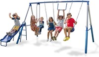 Arcadia Swing Set - Outdoor Metal Playset