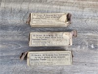 3 Antique Boxes of Winchester .38 Colt Cartridges