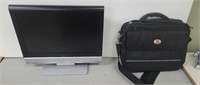 19"LCD TV & A Laptop  Carry Case.