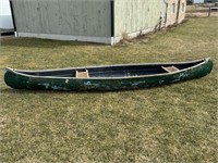 Fiberglass Canoe w/ Caned Seats