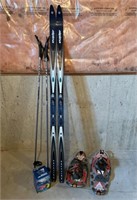 Cross Country Skis, Camping Set, Snowshoes