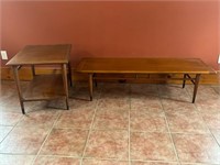 MCM Coffee Table and Side Table