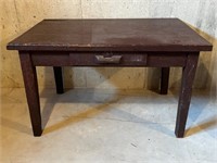 Wooden Table w/ Drawer