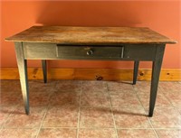 Rustic Over painted Table with Drawer