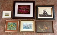 Grouping of Six Artworks