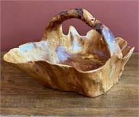Rootcraft Cracked Basket Wooden Bowl