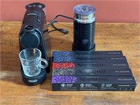 Nespresso DeLonghi Coffee Machine and Foamer
