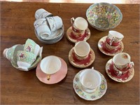 Collection of Fine China Teacups