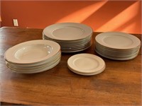 Rosedale Fine China Gold Rimmed Plates