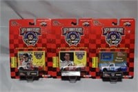 1/64 STOCK CAR SET OF 3 DIE CAST