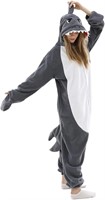 Adult Shark Pajamas Cosplay Costume Medium