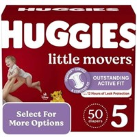 Huggies Baby Diapers  Size 5  50 Ct