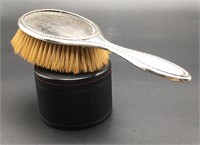 Sterling Silver & Tortoise Shell Hair Brush