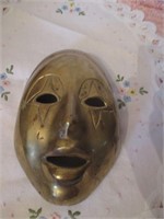 LOT 28 BRASS THEATRICAL MASK