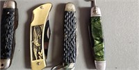 VTG Lot OF 4 Pocket Knives 2 Are Old Boy Scout Kni