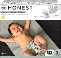 Honest Co. Diapers  Size 2  152ct