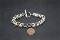 Sterling Box Chain Bracelet 22g