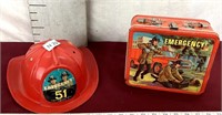 1973 Collectible Firefighter Metal Lunchbox &