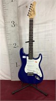 Silvertone Electric Guitar & Stand