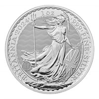 2024 British 1 Oz. .999 Silver Britannia