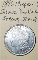 1896 Morgan Silver Dollar, Strong Strick