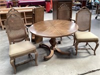 Oak Table And Chairs Set By Thomasville