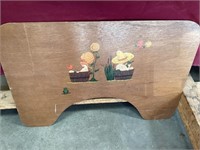 Handpainted Lap Board, see Photo for Signature