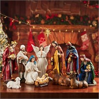 BESBLEE Nativity Set  13pc  11.8in Resin