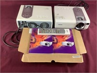 Two BENQ PE5120 Home Entertainment Projectors