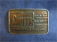 Coutts Machinery  belt buckle