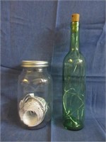 bottle and jar .