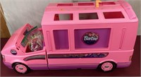 Barbie Bus With Two Dolls And Clothes