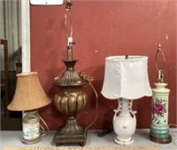 Lot Of Various Lamps