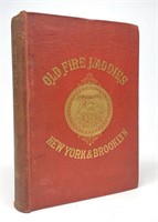 1885 First Ed. Old Fire Laddies NY Book