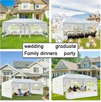 10ft x20ft Outdoor Gazebo  White