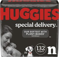 Huggies Newborn Diapers  Frag Free  132 Ct