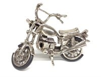 Sterling Silver Motorcycle Figure