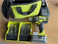 Group: Ryobi 3/8" Drill w/ Bits, Charger, Battery