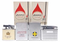 4 Vintage Lighters (Zippo, Continental & Ronson)
