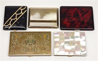 5 Vintage Cigarette Cases